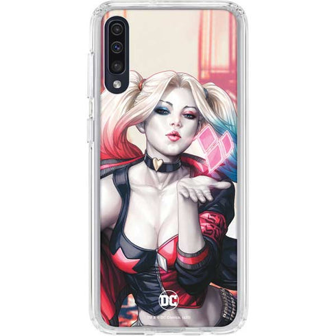 DC Comics Harley Quinn Rebirth Cover #1 Legacy Color Variant Art by Art Germ Galaxy A50 Clear Case